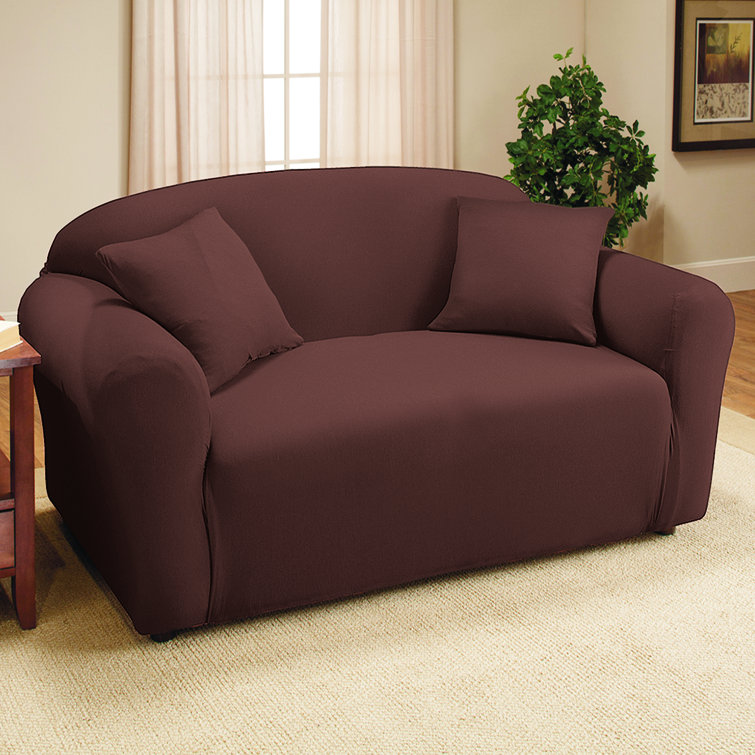 Red Barrel Studio® TCushion Loveseat Slipcover & Reviews Wayfair
